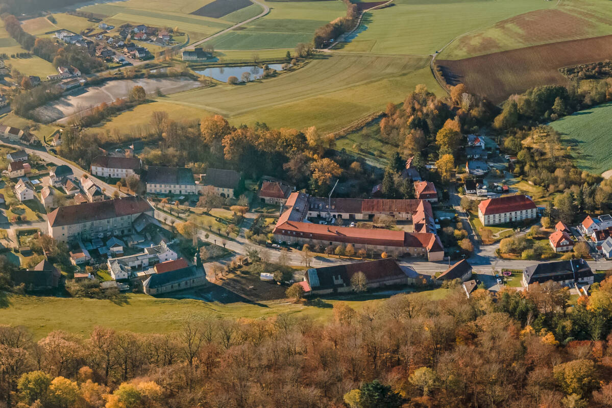 Klosterlangheim von oben
